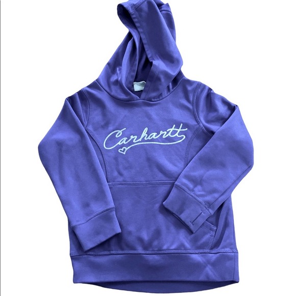 Carhartt | Shirts u0026 Tops | Carhartt Purple Hoodie Kids Size 4 | Poshmark
